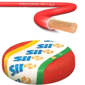 Cabo Flexível 750V 1,5mm 50 Metros Vermelho – SIL FIOS