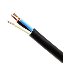 Cabo Fio Flexível Pp 3x6mm Preto Sil (VENDIDO POR METRO)