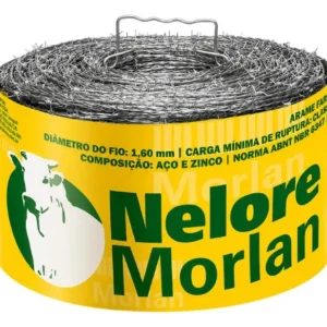 Arame Farpado Para Cerca Resistente Nelore Morlan 500 Metros