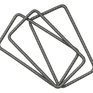 Estribo de Aço 10 × 20cm, Diâmetro 4,2mm – Caixa com 50 Unidades