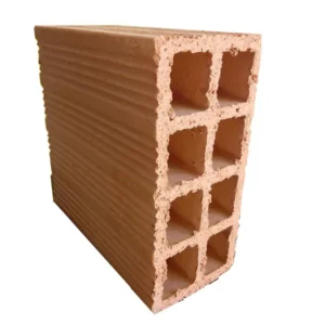 Bloco Cerâmico de Vedação, 8 Furos, 9 × 19 × 19cm