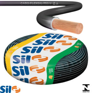 Cabo Flexível 16mm 50Metros Preto SIL Fios