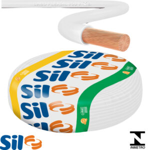 Cabo Flexível 750V 4mm 50 Metros Branco – SIL FIOS