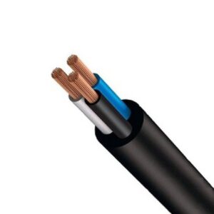 Cabo Fio Flexível Pp 3x4mm Preto Sil (VENDIDO POR METRO)