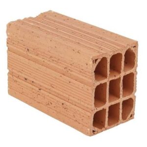 Bloco Cerâmico de Vedação, 9 Furos, 14 × 19 × 29cm