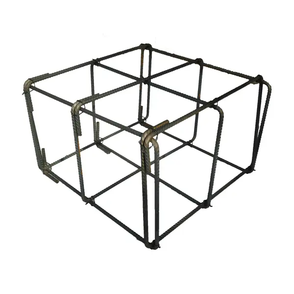 Sapata de Aço CA-50, 6 Ferros 5/16″, 60 × 60 × 30cm