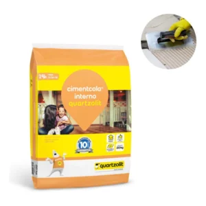 Argamassa Quartzolit de uso interno 20Kg Cinza – Quartzolit